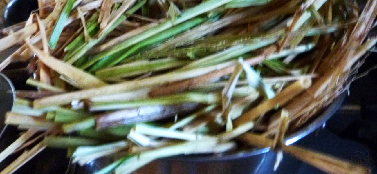 古代米の稲わら使って納豆づくり